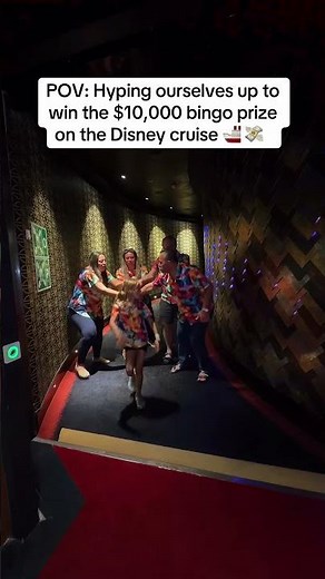 LET’S GO WIN $10,000!!! 💸 #bingo #disneycruise #disney #bingowinner #disneyadult