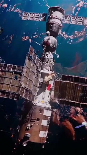 Astronaut Repairs the Space Station | Stunning Views of Earth #Astronaut #ISS #Space