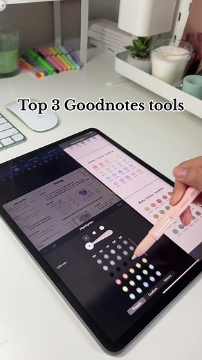 Top 3 Goodnotes Tools for Aesthetic Digital Note Taking