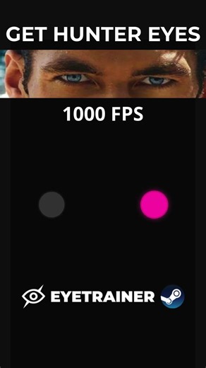 Visual maxing. 👁️ EyetrainerTrain your vision before you train your aim. 🎯