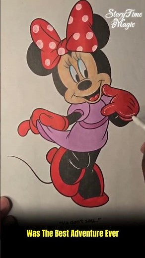 Minnie Mouse's Golden Bow Revealed! #coloringforkids #disney #coloringadventure