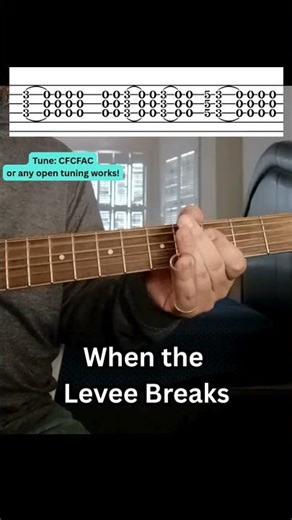 When The Levee Breaks Led Zeppelin Guitar Tutorial
