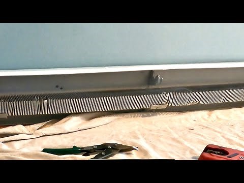 Removing Nailed Hot Water Baseboards