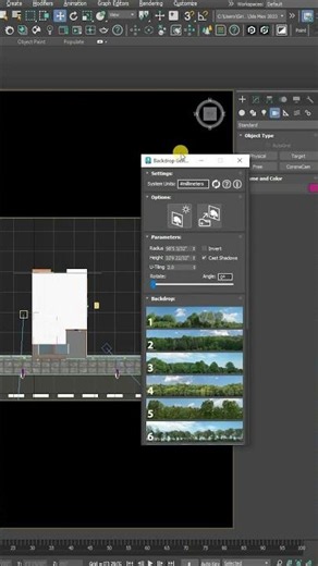 Backdrop Generator Plugin for 3ds Max 2023 Complete Tutorial #gfxmentor graphic design,#gfxmentor
