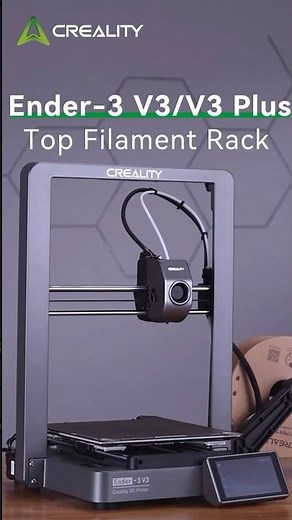 How to install filament rack on top of your #ender3v3 and #ender3v3plus?