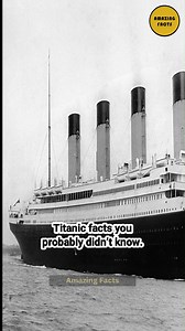 54K views · 242 reactions | Titanic facts you probably didn't know #explore #explorepage #viral #education #knowledge #research | Amazing Facts | Facebook