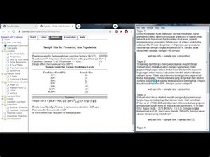 Yuk, belajar bareng sama Openepi pada besaran sampel #openepi