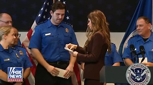 387K views · 16K reactions | NEW: Homeland Security Secretary Kristi Noem hands out $10,000 bonus checks to TSA agents who displayed “exemplary service” during the historic government shutdown. | Fox News | Facebook