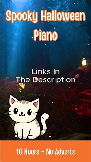 Spooky Halloween Piano for Cats & Kittens | Calming Ambience Out Now (0:12)