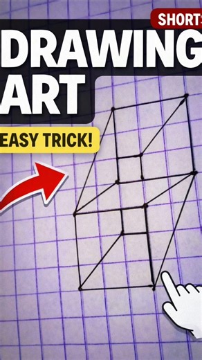 Mind-Blowing 3D Optical Illusion Drawing! 😱✨ #shorts #art