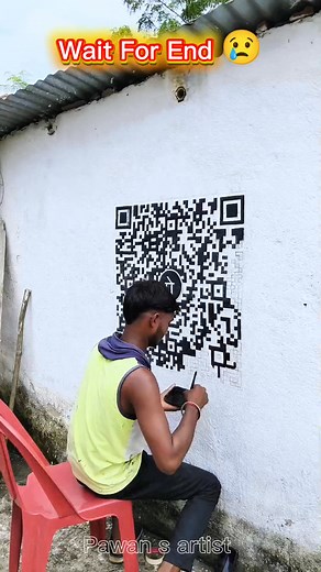 Creative Art QR Code scanner Real Talent Public No Support 😢😓 #creative #art #indian #artist #artwork #portrait #painting #drawing #talent #Facebookviralreel #facebookreels #facebookviralsong #facebookshorts #facebookreel #facebookvideo | Pawan Kumar Saw