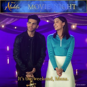 3.3M views · 12K reactions | Mena Massoud and Naomi Scott are here to...