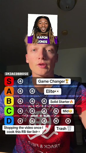 NFL RB tier list😬 #runningback #imjustchase #football #nfltiktok #nfltierlist