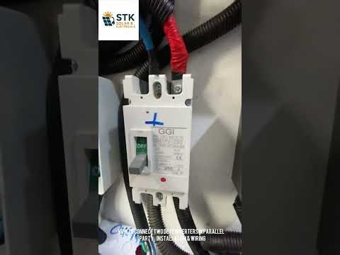 How to Connect Two Deye Inverters in Parallel | Part 1 – Installation & Wiring @STKSolarElectricals