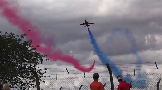 Very Nice Red Arrows Display at Biggin Hill Airshow