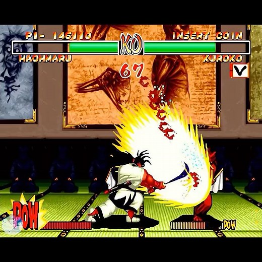 SAMURAI SHODOWN II - HAOHMARU vs KUROKO | INSANE TIGHT MATCH! PART1 #Shorts