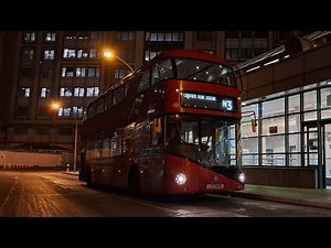 FULL ROUTE VISUAL - Night Route N27: Chalk Farm - Hammersmith - LT609 (LTZ 1609)