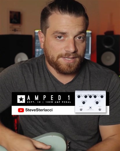 72 reactions | Unleash the full potential of your modeller, profiler or preamp ⚡️ Steve Sterlacci shows how AMPED 1 provides 100W of power and flexible cabinet or direct options for any situation. | Blackstar Amplification | Facebook