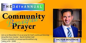 Amarillo Civic Center to host 34th Annual Community Breakfast Prayer Tuesday