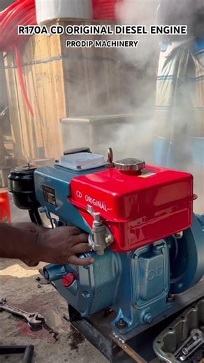 1st time start new CD ORIGINAL DIESEL ENGINE. #prodipmachinery #machine #agriculture