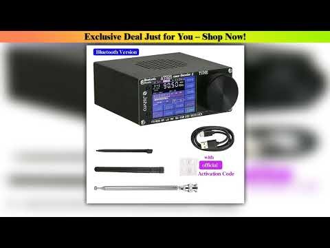 Unboxing ATS25 Max Decoder II Bluetooth Version Second Generation Full Radio Receiver FM SW SSB MW•