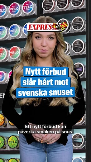 EU ska förbjuda särskilda rökaromer, något som kan påverka smaken på snus. Enligt EU:s bedömning kan ämnena skada människans DNA. Förslaget kritiseras av Snusbolaget, som uppmanar regeringen att agera. Det här förslaget påverkar inte det vita snuset. Reporter: Melissa Niemann #expressen #nyheter