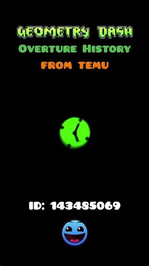 Overture History From TEMU By - GameProTV #geometrydash #solsrng