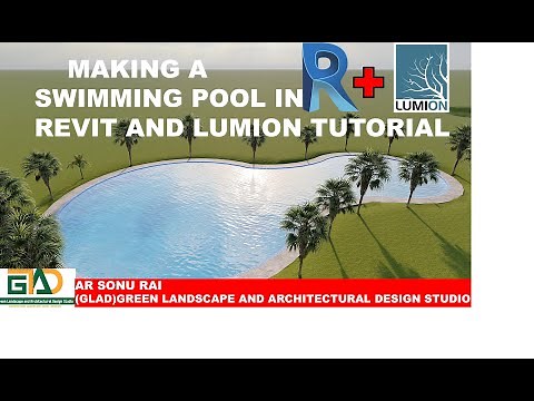 MAKING A SWIMMING POOL IN REVIT AND LUMION TUTORIAL (REVIT TIPS AND TRICKS) #revitmodeling #render