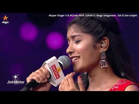 Glimpse of Radhai Manathil Song by #Disanthana 😍😇| Super Singer Season 11 & CWC 6 Mega Sangamam