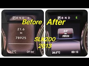 SLK200 R172 Color Instrument Cluster with AMG Menu in SLC55 Retrofitted, IWC Clock, NTG51 w. CP & AA