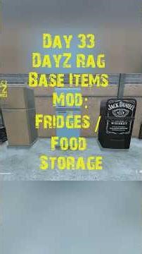 DayZ RAG Mod: NEW Fridge & Donation Stand Base Items! #shorts,#dayz