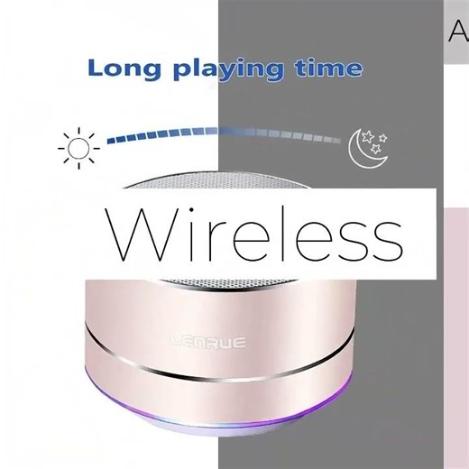 LENRUE Portable Wireless Bluetooth Speaker – Mini