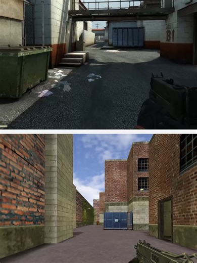 Evolution of Train Map in Counter-Strike Series
