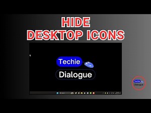 How To Hide Desktop Icons In Windows 11 - For Beginners