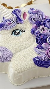 187K views · 980 reactions | Happy National Unicorn Day! 濾 Here's how to change your Aluminum Horse Cake Pan into a pretty in purple unicorn! | Wilton Cake Decorating | Facebook