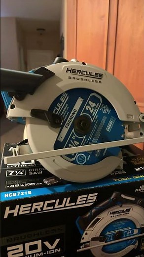 Hercules 20V 7 1/4” circular Saw . Harbor Freight