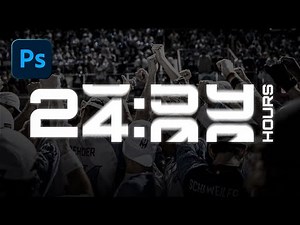 Scrolling Number Change Text Effect | Beginner Photoshop Tutorial