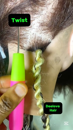Invisible root twist tutorial part 2 #tutobraids #hairstyles