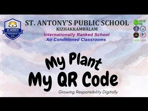 My Plant, My QR Code# Growing Responsibility Digitally# https://www.instagram.com/srishtizensnetwork