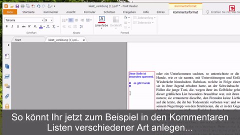 Foxit Reader: Stark überarbeitete Kommentar-Funktion