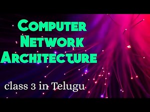Computer Network Architecture in Networking|| CN class 3 in Telugu - Rajeswari
