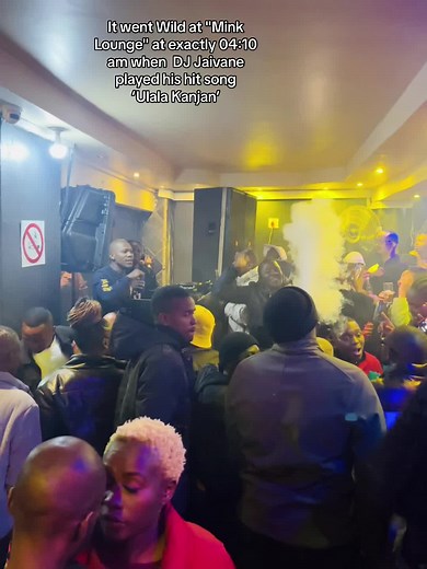 DJ Jaivane Ulala Kanjani Performance at Mink Lounge Soweto