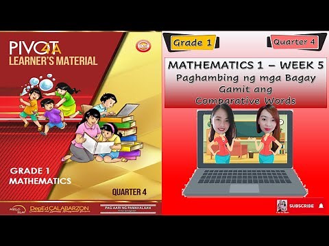 MATH GRADE 1 - QUARTER 4 - WEEK 5 (MELC-BASED) //​​​​​​​​​​​​​ #math #pivot #grade1