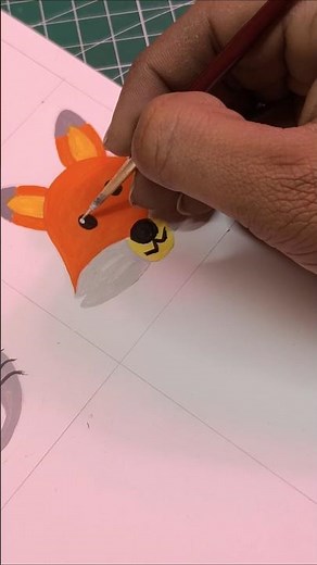 Day 6 🐾 Wild Expressions – Watch Till End 😍🎨 #art #painting #ownvoice
