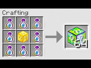 Minecraft UHC but you can craft LUCKY BLOCKS from any item..