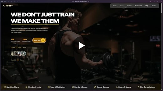 🚀 Just Launched: ATHFIT Gym Website 💪 Crafted a sleek, modern, and responsive landing page for ATHFIT Gym using Next.js and TypeScript! 🔧 Tech Stack: 💻 Next.js (App Router) for blazing-fast… | Subham Karmakar
