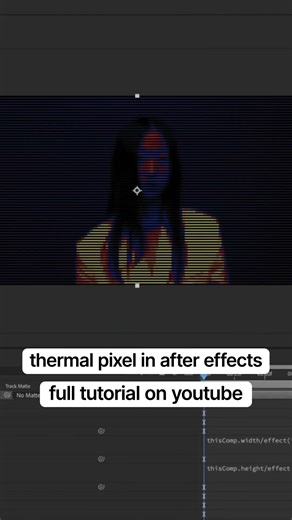 Create this Thermal Pixel effect in After Effects!