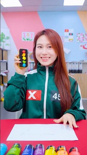 Genius appears when survival is on the line 🐙🌈 #anhchinh #squidgamchallenge #kpop