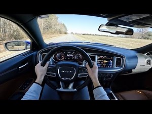 NEW Dodge Charger SRT Hellcat Widebody POV Walkaround and Test Drive ASMR