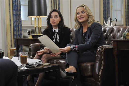 Amy Poehler "Cried" During This Pivotal Aubrey Plaza Parks & Rec Storyline
